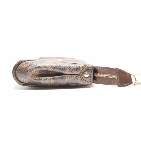 LOUIS VUITTON 2011 2-way Eva Damier PVC Shoulder Bag Brown WS23688