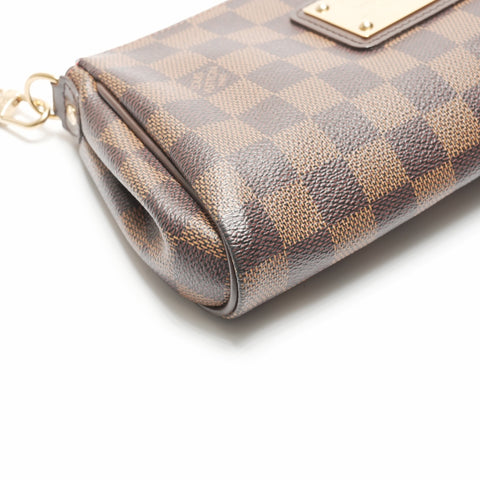 LOUIS VUITTON 2011 2-way Eva Damier PVC Shoulder Bag Brown WS23688