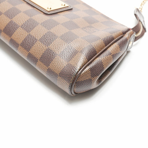 LOUIS VUITTON 2011 2-way Eva Damier PVC Shoulder Bag Brown WS23688