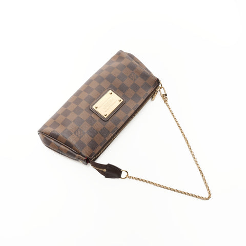LOUIS VUITTON 2011 2-way Eva Damier PVC Shoulder Bag Brown WS23688