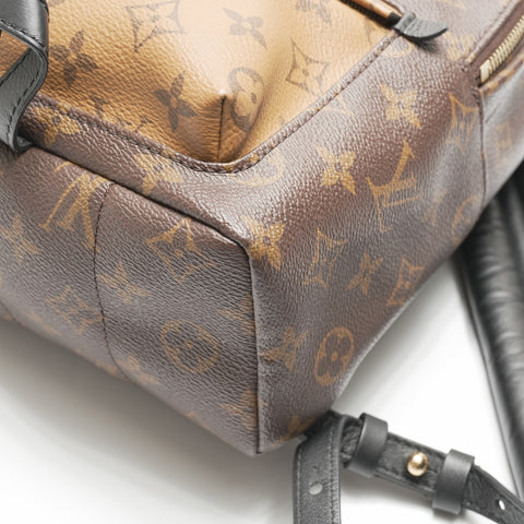 LOUIS VUITTON 2019 M44870 Palm Springs Monogram Reverse Backpack  Daypack Brown WS23689