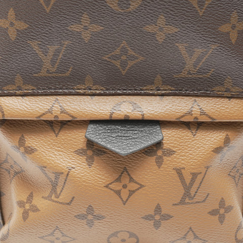 LOUIS VUITTON 2019 M44870 Palm Springs Monogram Reverse Backpack  Daypack Brown WS23689