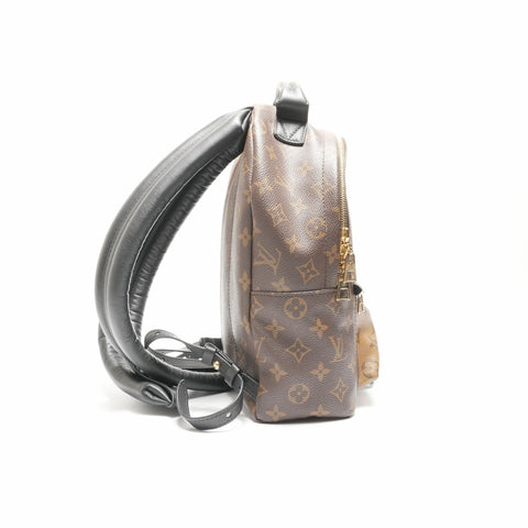 LOUIS VUITTON 2019 M44870 Palm Springs Monogram Reverse Backpack  Daypack Brown WS23689