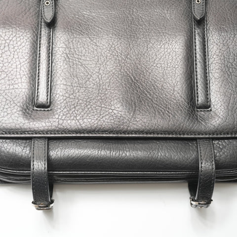 Salvatore Ferragamo leather Shoulder Bag black WS23690