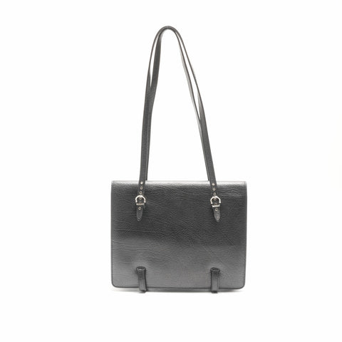 Salvatore Ferragamo leather Shoulder Bag black WS23690