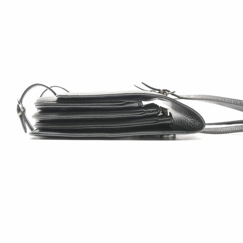 Salvatore Ferragamo leather Shoulder Bag black WS23690