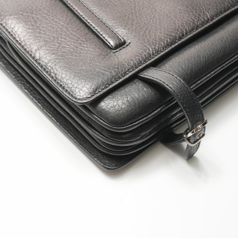 Salvatore Ferragamo leather Shoulder Bag black WS23690