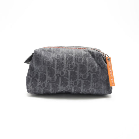Christian Dior Trotter denim pouch Pouch blue WS23692
