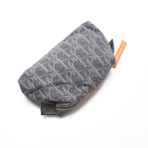Christian Dior Trotter denim pouch Pouch blue WS23692