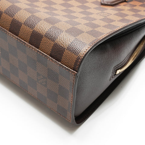 LOUIS VUITTON 2006 N51155 Damier Triana Handbag Brown WS23694