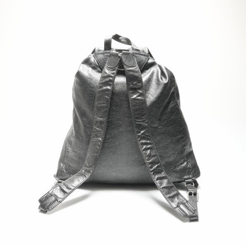 BALENCIAGA Leather Traveler Backpack  Daypack black WS23696