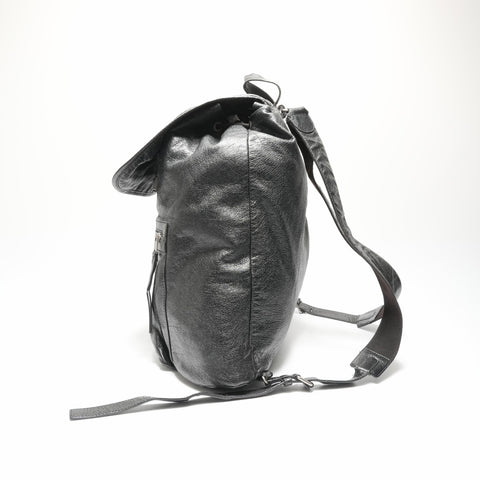 BALENCIAGA Leather Traveler Backpack Daypack black WS23696 – NUIR VINTAGE