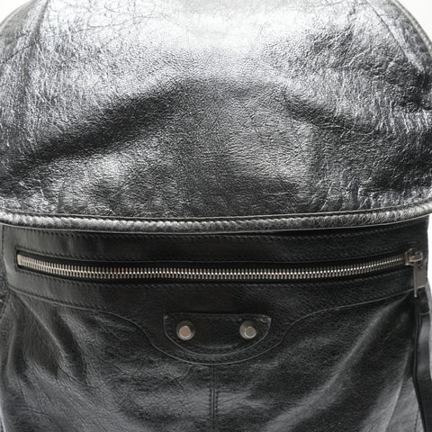 BALENCIAGA Leder-Reiserucksack Daypack schwarz WS23696