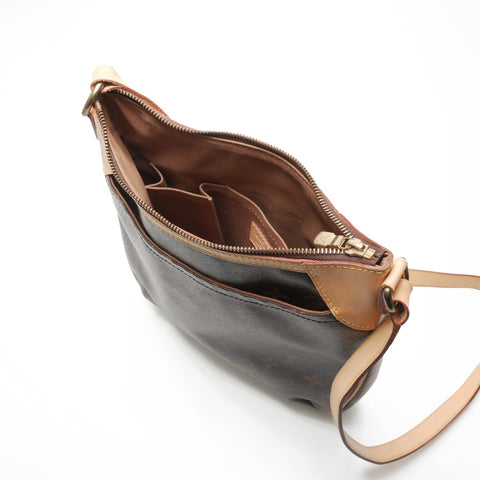 LOUIS VUITTON Monogramm Odeon PM Umhängetasche Braun WS23697
