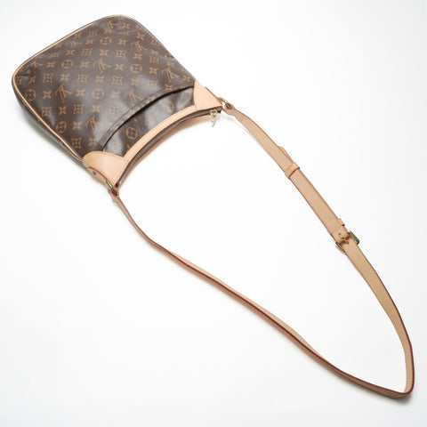 LOUIS VUITTON Monogramm Odeon PM Umhängetasche Braun WS23697