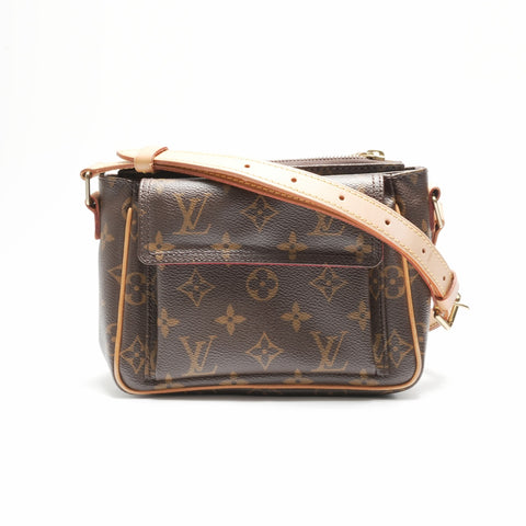 LOUIS VUITTON 2005 M51165 Monogram Viva Cite PM Shoulder Bag Brown WS23699