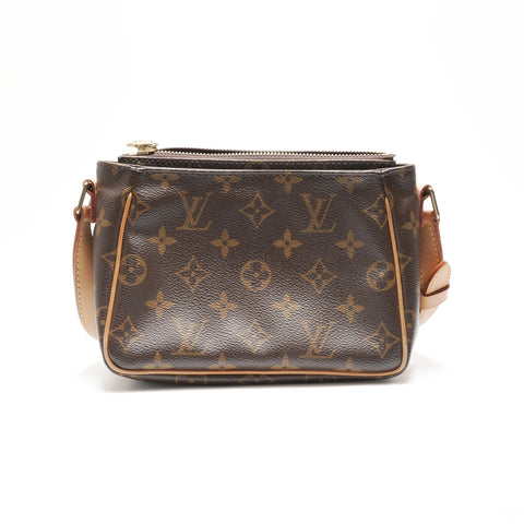 LOUIS VUITTON 2005 M51165 Monogram Viva Cite PM Shoulder Bag Brown WS23699