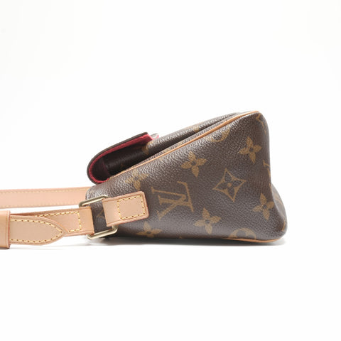 LOUIS VUITTON 2005 M51165 Monogram Viva Cite PM Shoulder Bag Brown WS23699