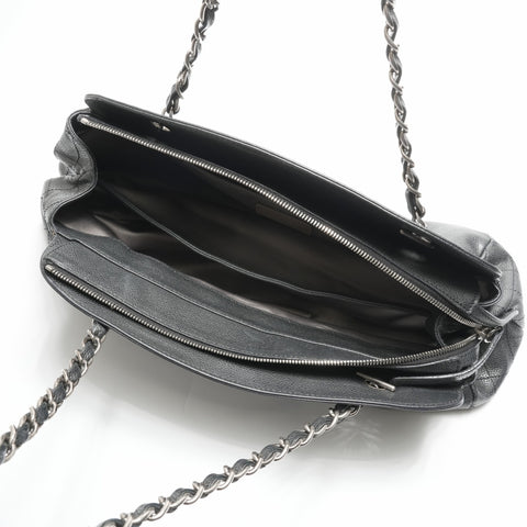 CHANEL No. 13 2009-2010 Caviar COCO Mark Chainshoulder Shoulder Bag black WS23700