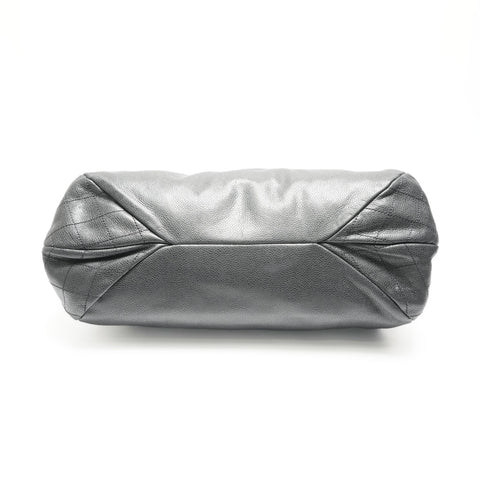 CHANEL No. 13 2009-2010 Caviar COCO Mark Chainshoulder Shoulder Bag black WS23700