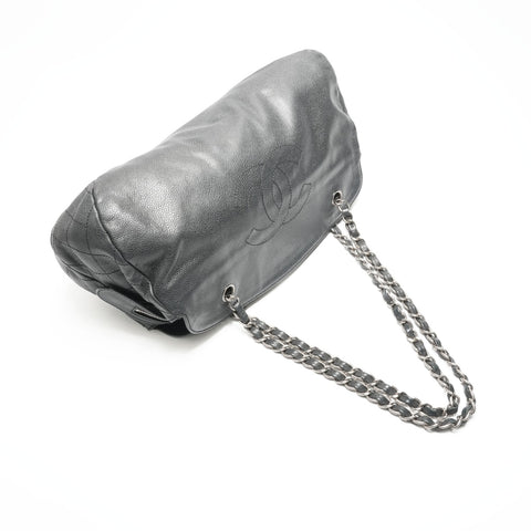 CHANEL No. 13 2009-2010 Caviar COCO Mark Chainshoulder Shoulder Bag black WS23700