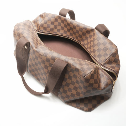 LOUIS VUITTON 2011 N41138 Damier Weekender MM Boston bag Brown WS23701