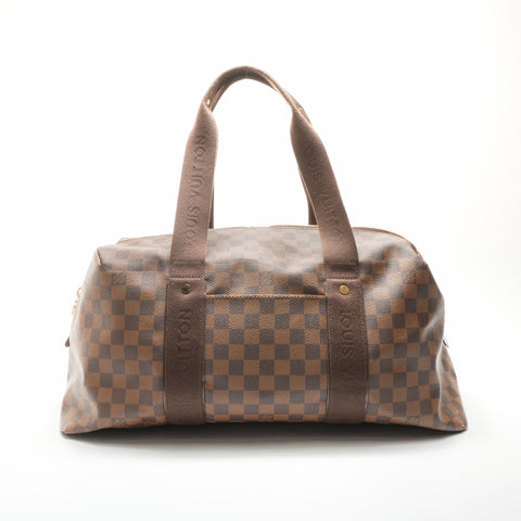 LOUIS VUITTON 2011 N41138 Damier Weekender MM Boston bag Brown WS23701
