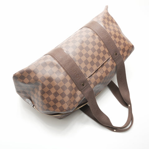 LOUIS VUITTON 2011 N41138 Damier Weekender MM Boston bag Brown WS23701