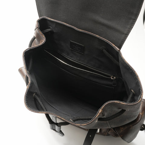 LOUIS VUITTON 2016 M43735 Monogram Christopher MM Backpack  Daypack Brown WS23702
