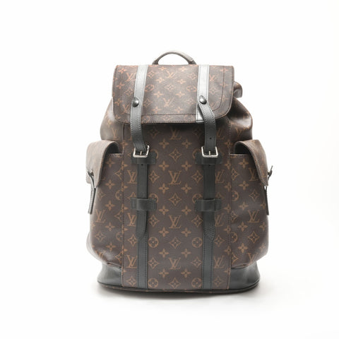 LOUIS VUITTON 2016 M43735 Monogram Christopher MM Backpack  Daypack Brown WS23702