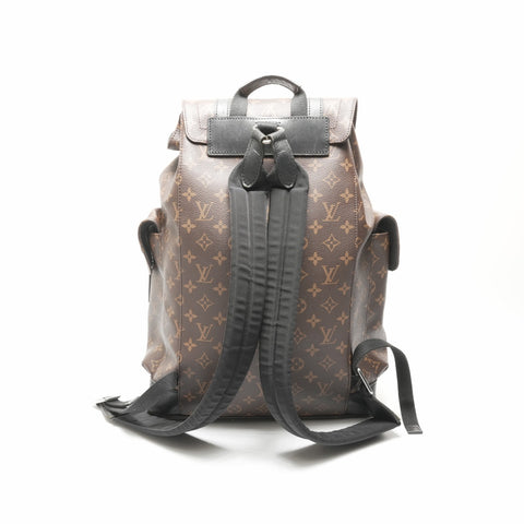 LOUIS VUITTON 2016 M43735 Monogram Christopher MM Backpack  Daypack Brown WS23702