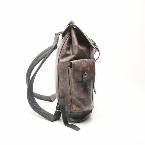 LOUIS VUITTON 2016 M43735 Monogram Christopher MM Backpack  Daypack Brown WS23702