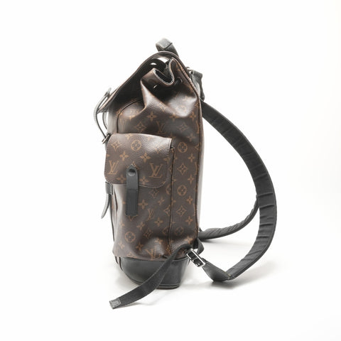 LOUIS VUITTON 2016 M43735 Monogram Christopher MM Backpack  Daypack Brown WS23702