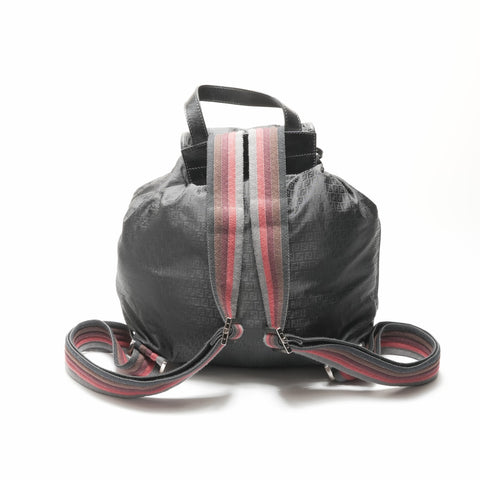 FENDI Zucchino Nylon Backpack  Daypack black WS23703