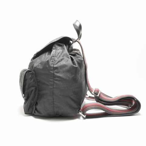 FENDI Zucchino Nylon Backpack  Daypack black WS23703