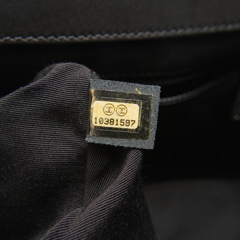 CHANEL 10th series Tweed COCO Mark Shoulder Bag gray WS23707