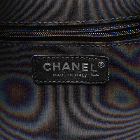 CHANEL 10th series Tweed COCO Mark Shoulder Bag gray WS23707