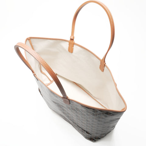GOYARD Saint Louis PM Tote Bag in Brown Goyardine Canvas Tote Bag Brown WS23709