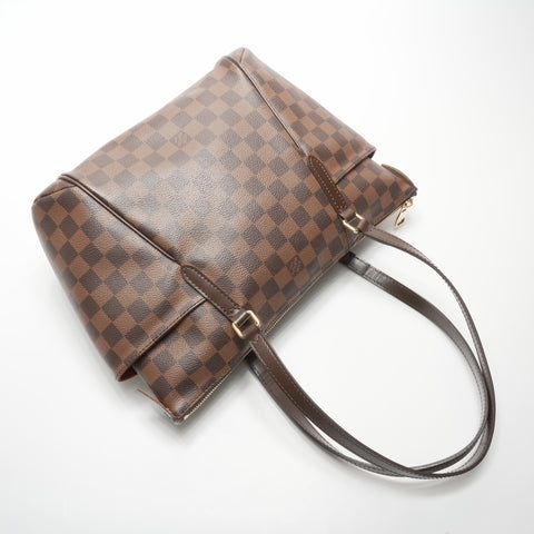 LOUIS VUITTON 2014 Damier Totally PM Tote Bag Brown WS23711