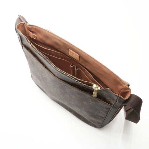 LOUIS VUITTON 2009 Monogram Messenger Bobur MM Shoulder Bag Brown WS23712