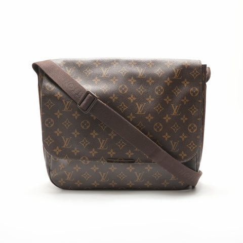 LOUIS VUITTON 2009 Monogram Messenger Bobur MM Shoulder Bag Brown WS23712