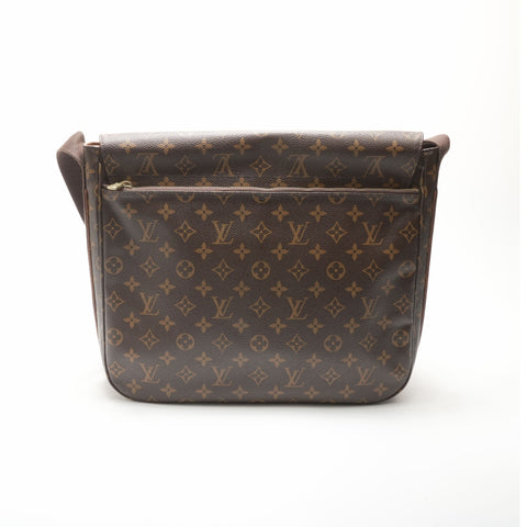 LOUIS VUITTON 2009 Monogram Messenger Bobur MM Shoulder Bag Brown WS23712