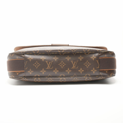 LOUIS VUITTON 2009 Monogram Messenger Bobur MM Shoulder Bag Brown WS23712