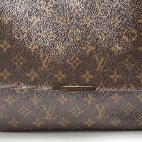 LOUIS VUITTON 2009 Monogram Messenger Bobur MM Shoulder Bag Brown WS23712