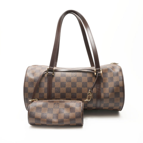 LOUIS VUITTON 2004 Damier Papillon 30 Shoulder Bag Brown WS23714
