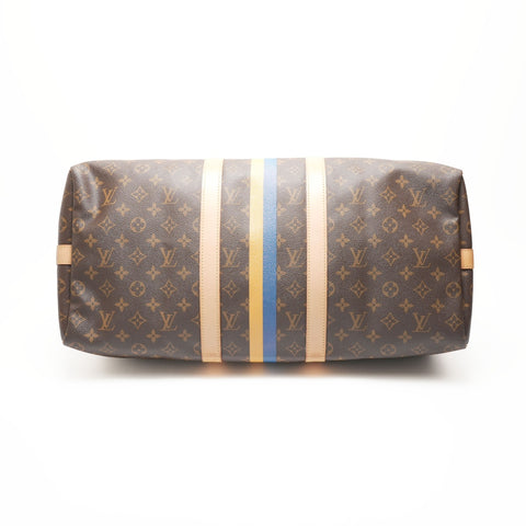 LOUIS VUITTON 2010 Monogram Keepall Bandouliere 50 Boston bag Brown WS23715