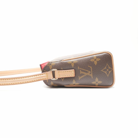 LOUIS VUITTON 2003 Monogram Recital Shoulder Bag Brown WS23716