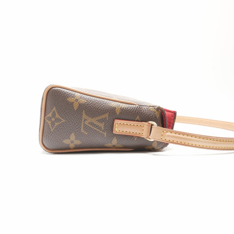 LOUIS VUITTON 2003 Monogram Recital Shoulder Bag Brown WS23716