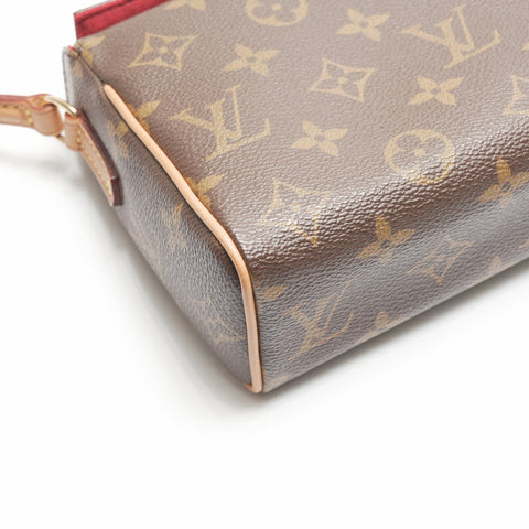 LOUIS VUITTON 2003 Monogram Recital Shoulder Bag Brown WS23716
