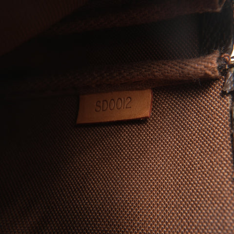LOUIS VUITTON 2002 Monogram Pochette Accessoires Shoulder Bag Brown WS23717